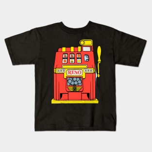 Vintage Reno Slot Decal Kids T-Shirt